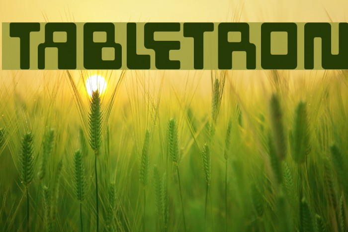 Tabletron Fonte examples