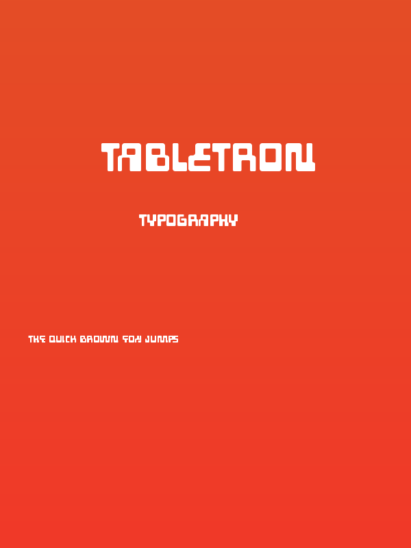 Tabletron Poster