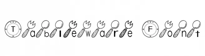Tableware Font  baixar fontes gratis