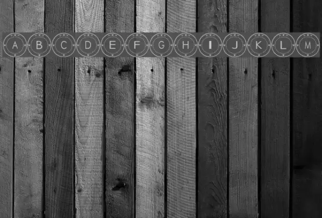 Tableware Font Schriftart examples