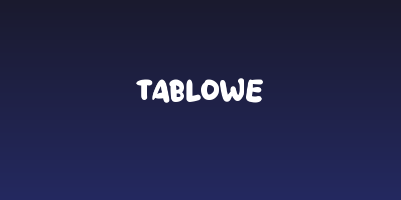 Tablowe Social Header