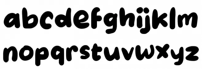 Tablowe Шрифта строчной