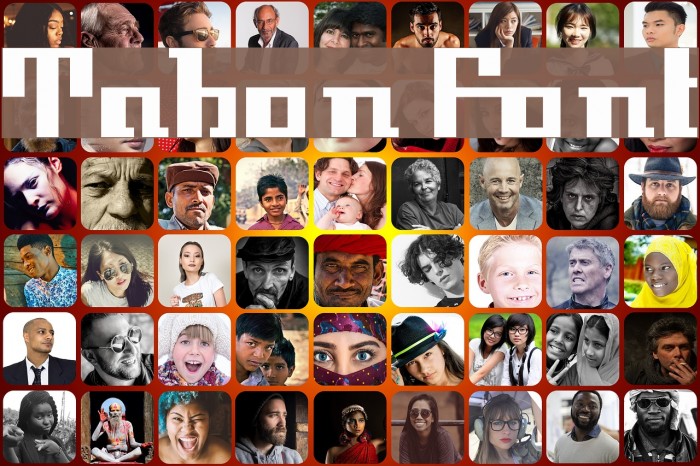 Tabon Font examples