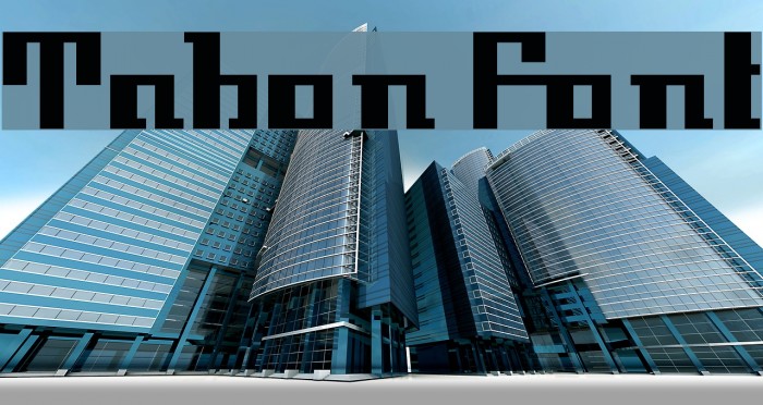 Tabon Font examples