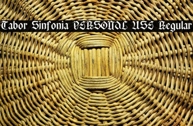 Tabor Sinfonia PERSONAL USE Regular Example 1