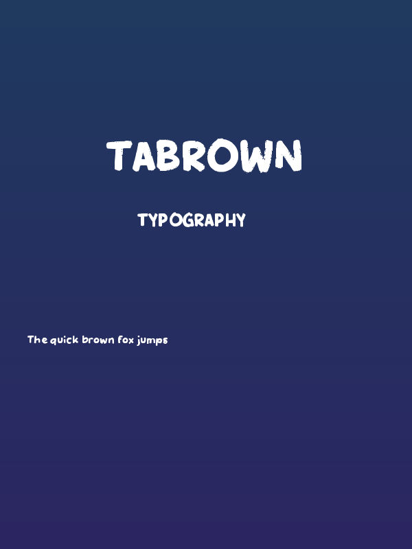 Tabrown Poster