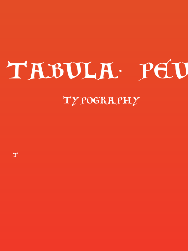 Tabula-Peutingeriana---Capitel-Bold-Italic Poster