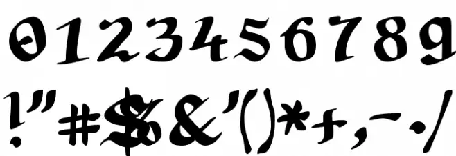 Tabula Peutingeriana Font OTHER CHARS