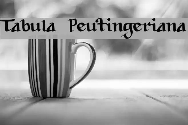 Tabula Peutingeriana Font examples