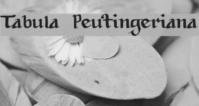 Tabula Peutingeriana Font examples