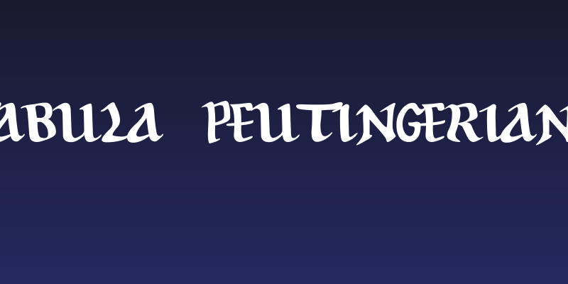 Tabula Peutingeriana Social Header