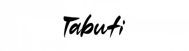 Tabuti  Скачать бесплатные шрифты