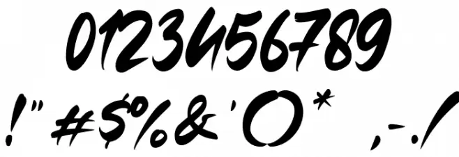 Tabuti Font OTHER CHARS