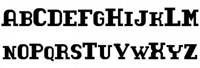 Tacketil Font Litere mari