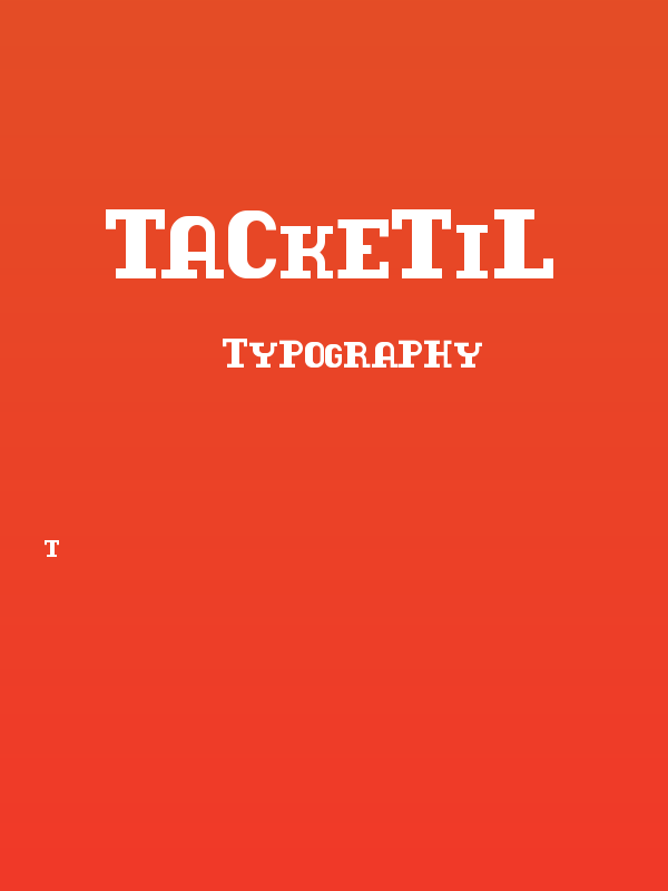 Tacketil Poster