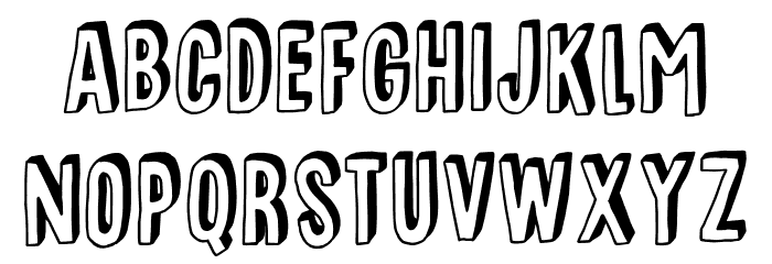 Tacky Shoes DEMO Normal Font LOWERCASE