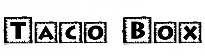 Taco Box  font caratteri gratis