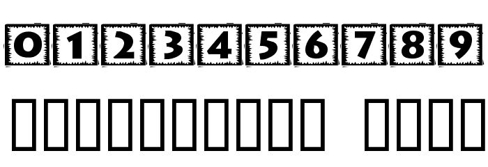 Taco Box Font OTHER CHARS
