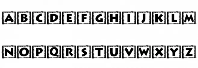 Taco Box Schriftart Groß