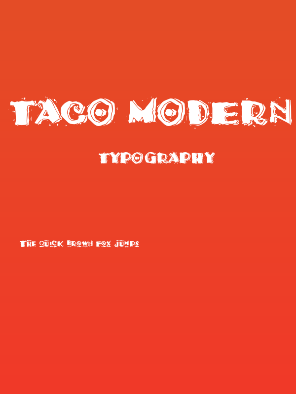 Taco Modern Poster
