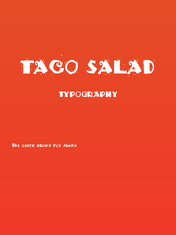 Taco Salad Poster
