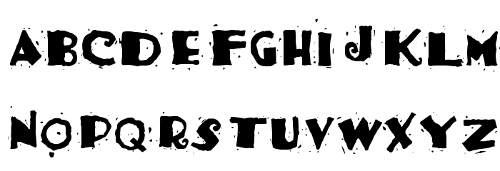 Taco Salad Font LOWERCASE