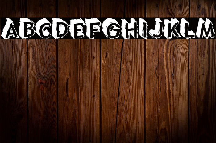Taco Truck Militia Font examples