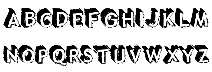 Taco Truck Militia Font LOWERCASE