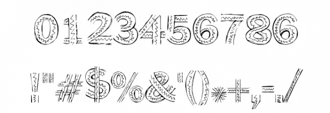 TacoFiesta Font Alte caractere