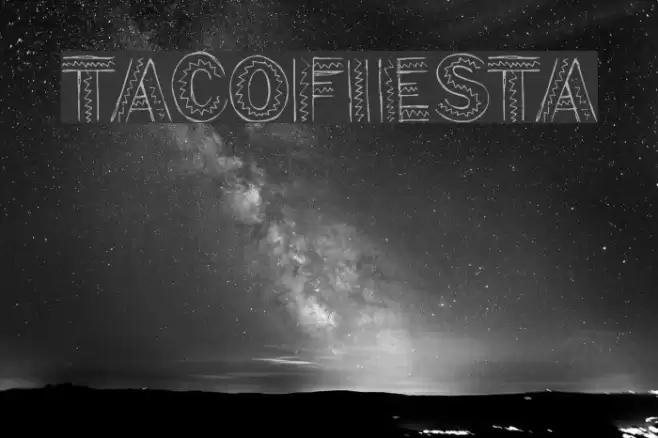TacoFiesta Font examples