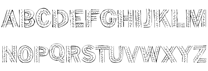 TacoFiesta Font LOWERCASE