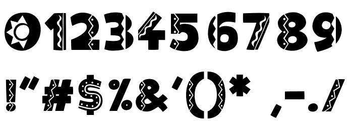 Tacos de Tijuana Font OTHER CHARS