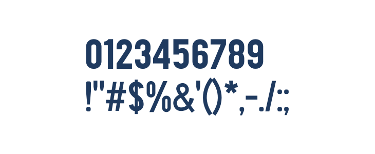 Tactico Bold Other Characters