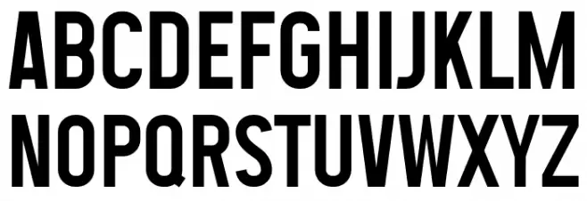 Tactico Font UPPERCASE