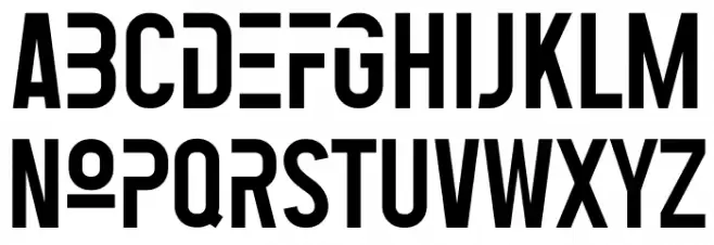 Tactico फ़ॉन्ट लोअरकेस