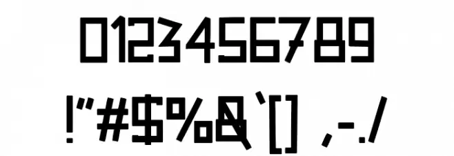 Tadeliji Font OTHER CHARS