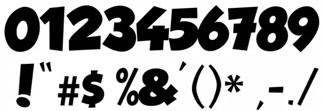 Tadeo Font Bold Font OTHER CHARS