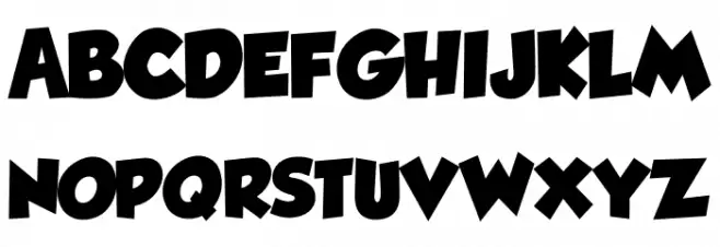 Tadeo Font Bold フォント 大文字