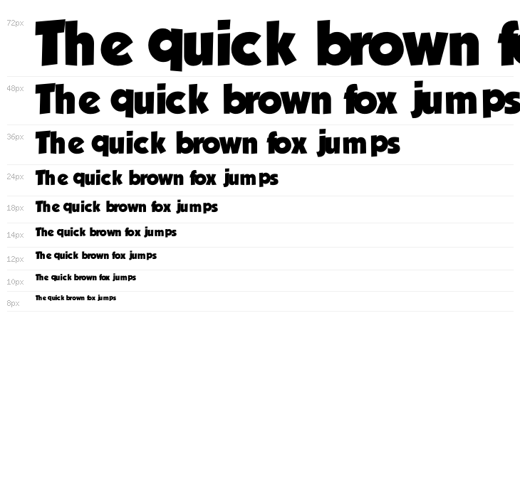 Tadeo Font Bold Waterfall