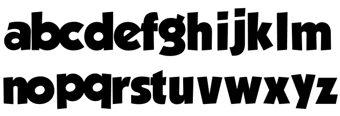 Tadeo Font Bold Font LOWERCASE