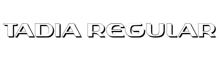 Tadia Regular  免费字体下载