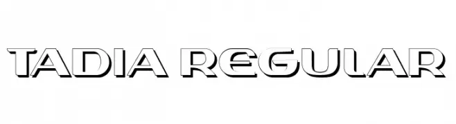 Tadia Regular  Descarca Fonturi Gratis