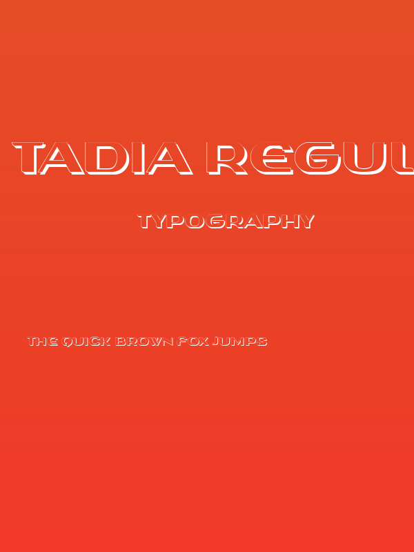 Tadia Regular Poster
