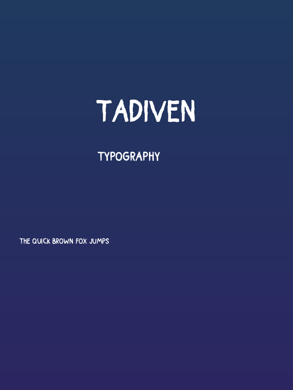 Tadiven Poster