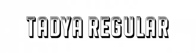 Tadya Regular  Descarca Fonturi Gratis