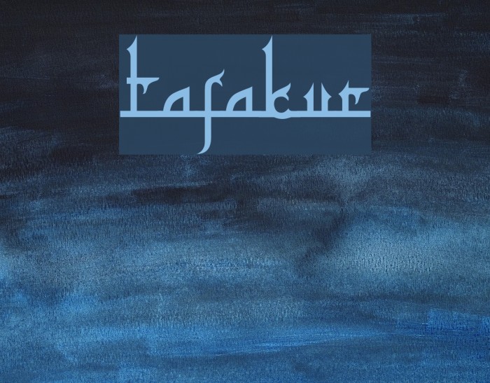 Tafakur Font examples