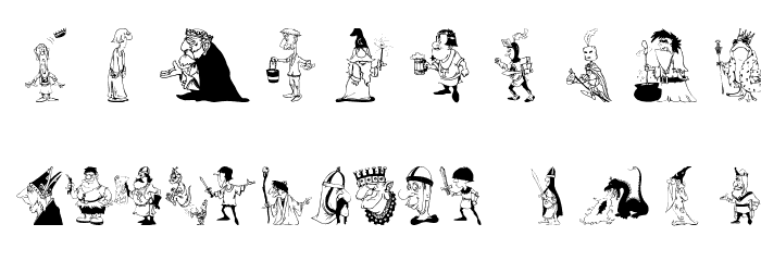 TafelrundeKnights Font OTHER CHARS
