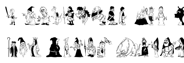 TafelrundeKnights Font LOWERCASE