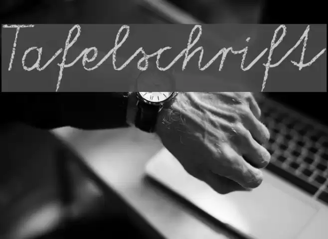 Tafelschrift Font examples