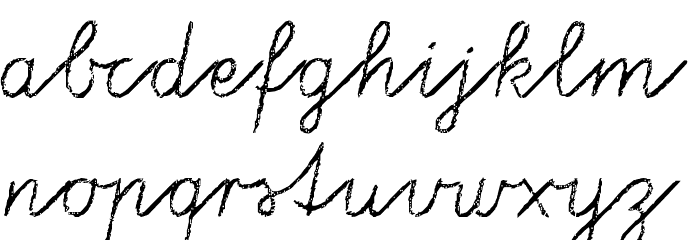 Tafelschrift Font LOWERCASE